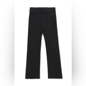 Simon Miller black wide crop rib Alder pants women’s XS